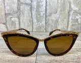 Tammi Crystal Cat Eye Sunglasses