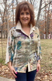 Beaux Art Bell Sleeve Top From Origami