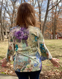 Beaux Art Bell Sleeve Top From Origami
