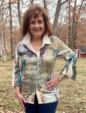 Beaux Art Bell Sleeve Top From Origami