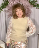 Gilded Elegance Sweater