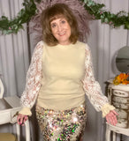 Gilded Elegance Sweater