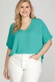 Sea Side High Low Tunic (Curvy)