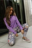 Ampersand Avenue Floral Joggers Kneeling Women's Clothing