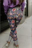 Ampersand Avenue Floral Joggers Back Left Women's Clothing