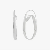 Silpada "Attract" Sterling Silver Swirl Earrings