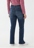 French Dressing FDJ Front Slit Straight Leg Jean Back Women's Clothing