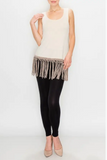 Braided Fringe Extender Tank From Origami
