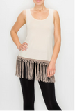 Braided Fringe Extender Tank From Origami