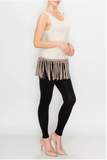 Braided Fringe Extender Tank From Origami