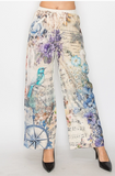 Origami Beaux Art Drawstring Pant Model Women's Clothing
