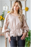 Coco Peasant Top