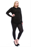 Plus Studded Thermal Hoodie