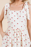 Strawberry Fields Midi Sundress