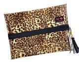 Makeup Junkie Bags - Lady Leopard Clear Top Medium