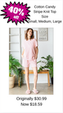 Cotton Candy Stripe Knit Top