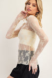 Ivory Lace Layering Tee