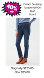French Dressing Tuxedo Pull-On Jean