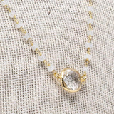 Megan Clear Gem Necklace