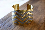 Chevron Cuff Bracelet