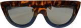 Flat Top Shield Sunglasses