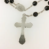 Jet Crystal Rosary
