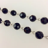 Jet Crystal Rosary