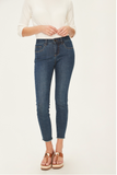 French Dressing FDJ Christina Slim Ankle Jean Front Women's Clothing