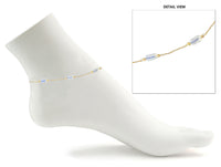 White Ice Ankle Bracelet