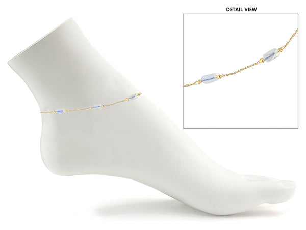 White Ice Ankle Bracelet