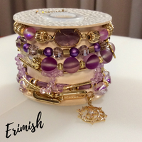 Erimish Amethyst Bracelet Stack