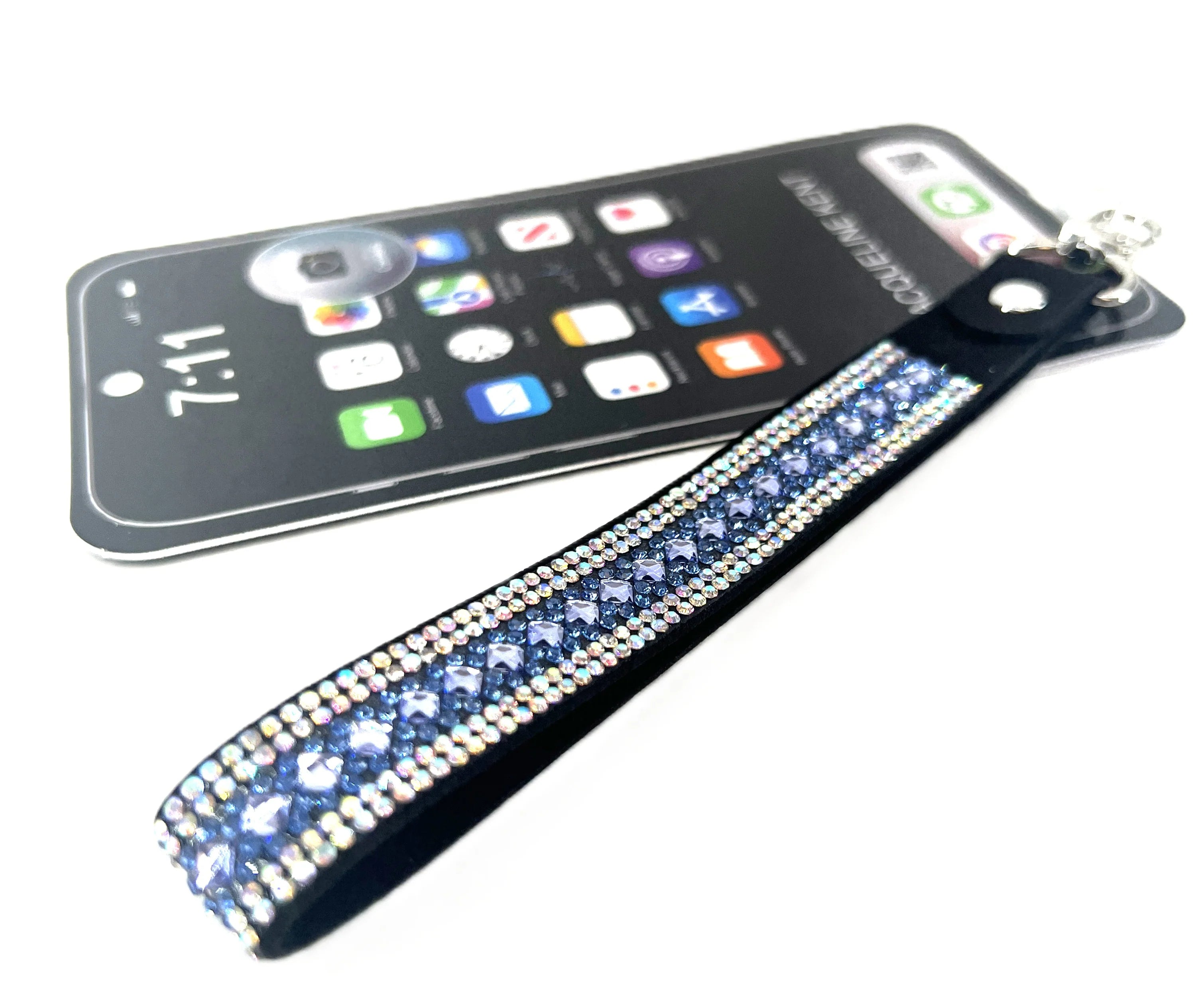 Blue Frost Phone Wristlet