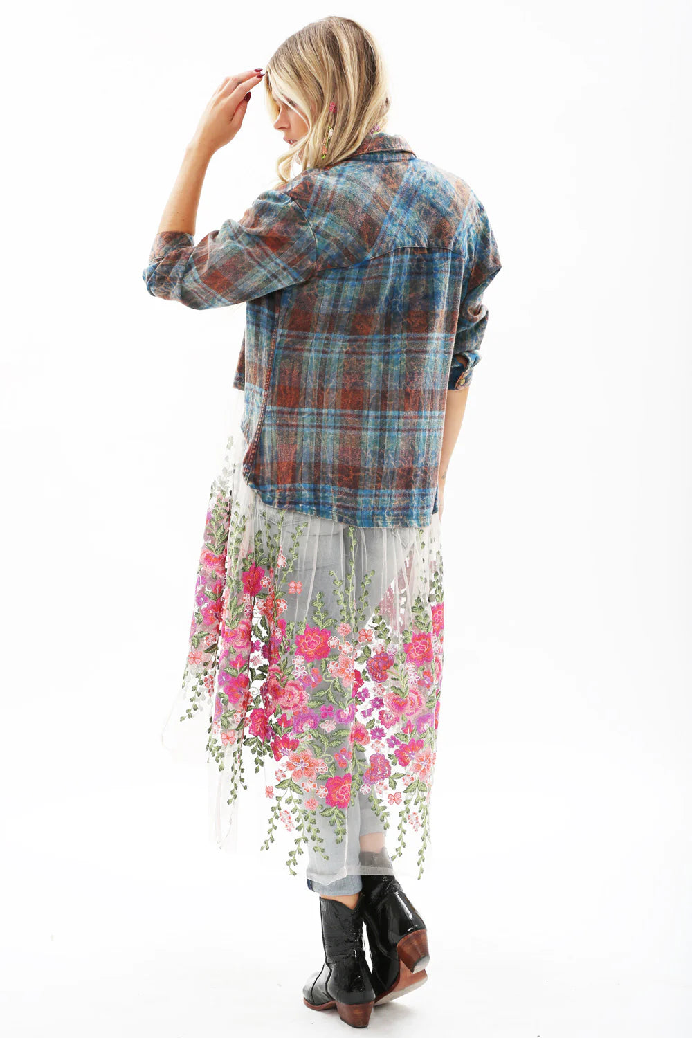 Blue Thunder Maxi Shirt