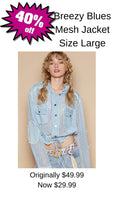 Breezy Blues Mesh Jacket