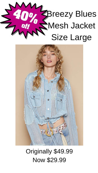 Breezy Blues Mesh Jacket