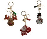 Christmas Puffed Bag Charms & Key Chains