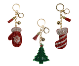 Christmas Puffed Bag Charms & Key Chains