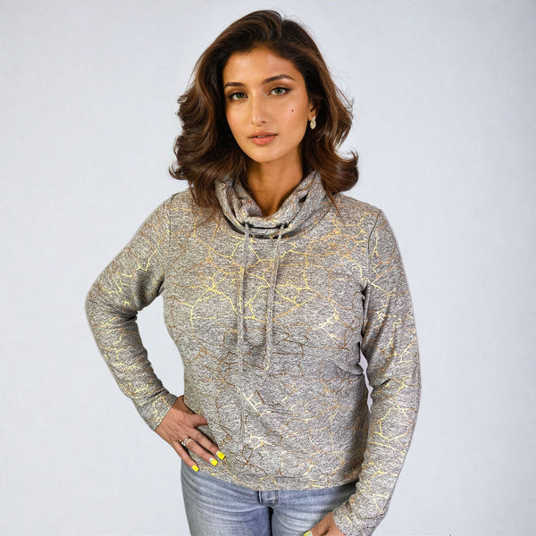 Platinum Cowl Neck