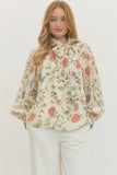 Garden Grace Bow Blouse