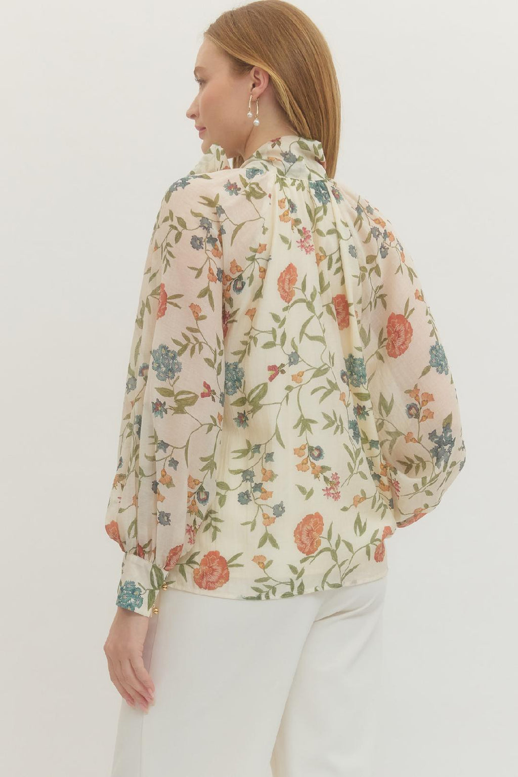 Garden Grace Bow Blouse