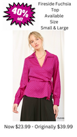 Fireside Fuchsia Top