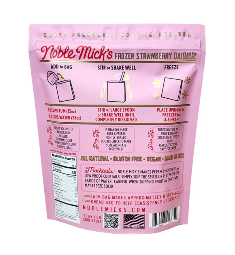 Noble Mick's Frozen Cocktails