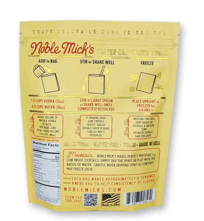 Noble Mick's Frozen Cocktails