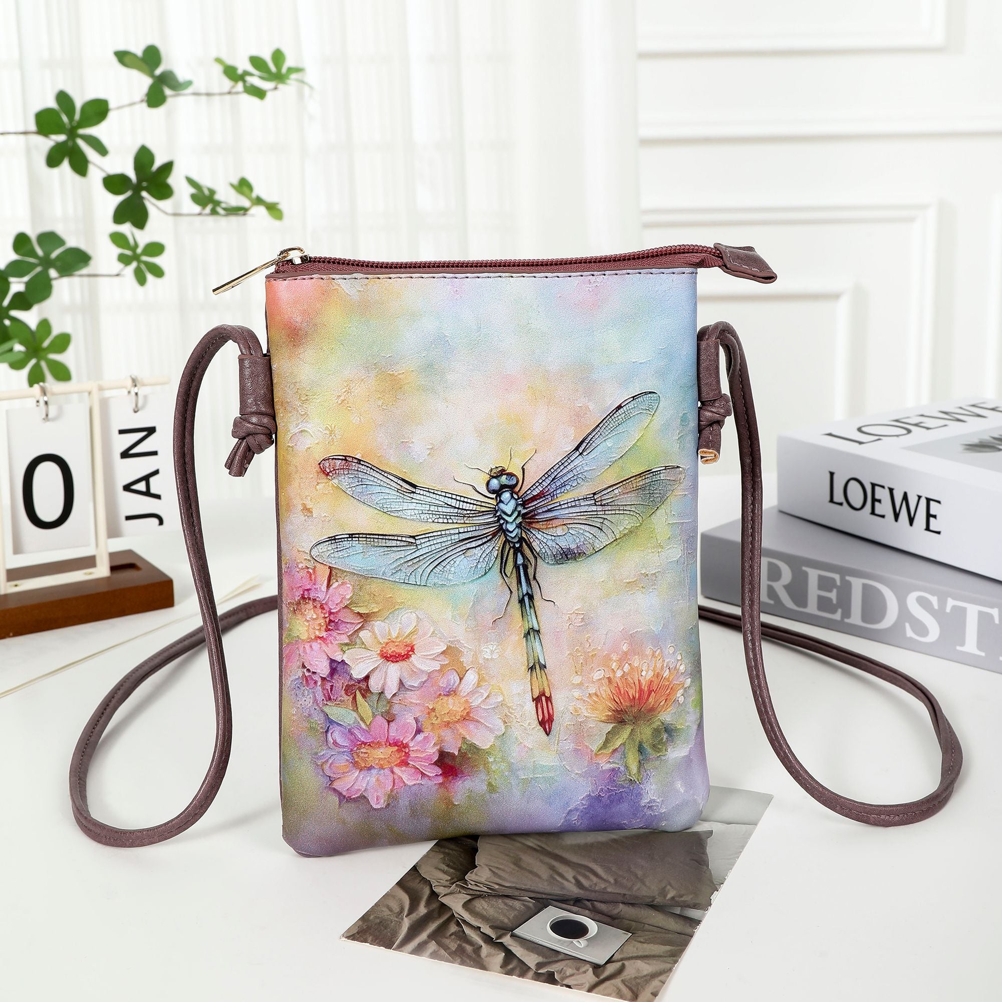 Mystic Harmony Crossbody Cell Phone Bag