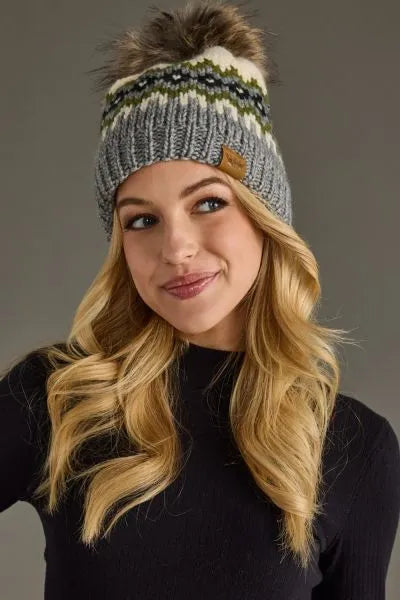 Winter Whisper Pom Hat