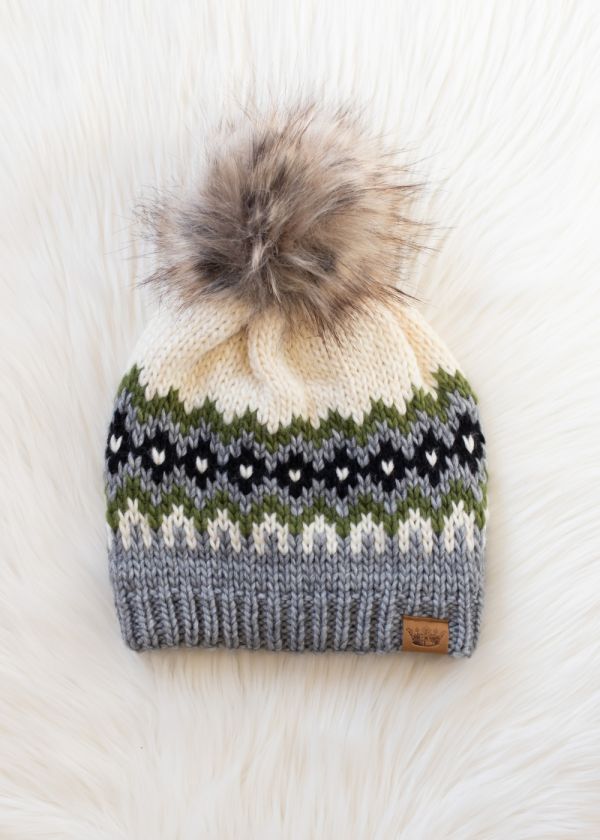 Winter Whisper Pom Hat