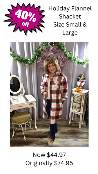 Holiday Flannel Shacket