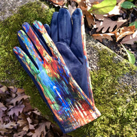 Walk In The Rain Watercolor Glove