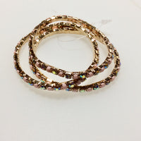 Gold Stretch Crystal Bracelets