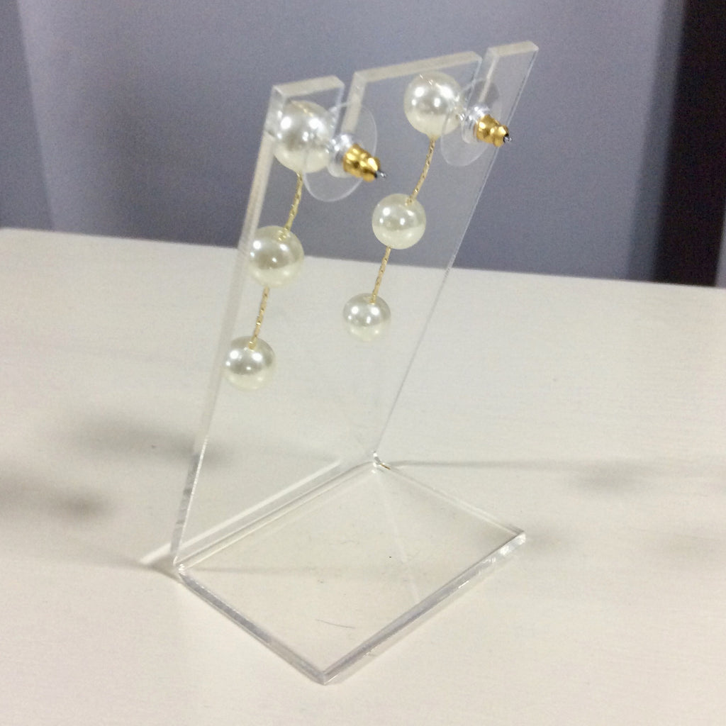 Golden Grace Pearl Drop Earrings